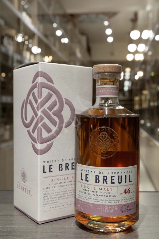 В магазине Крю Профи Le Breuil Single Malt Finition Sherry Oloroso gift box 0.7 л