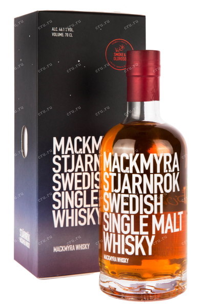 Виски Mackmyra Stjarnrok Swedish Single Molt with gift box  0.7 л