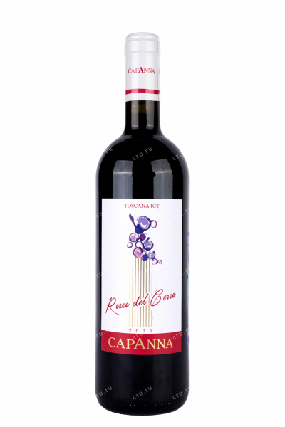 Вино Capanna, Rosso del Cerro 2021 0.75 л