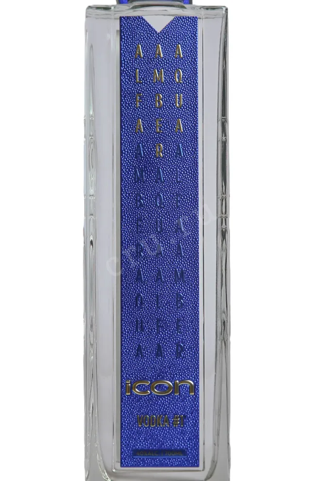 Этикетка icon Blue 0.7 л