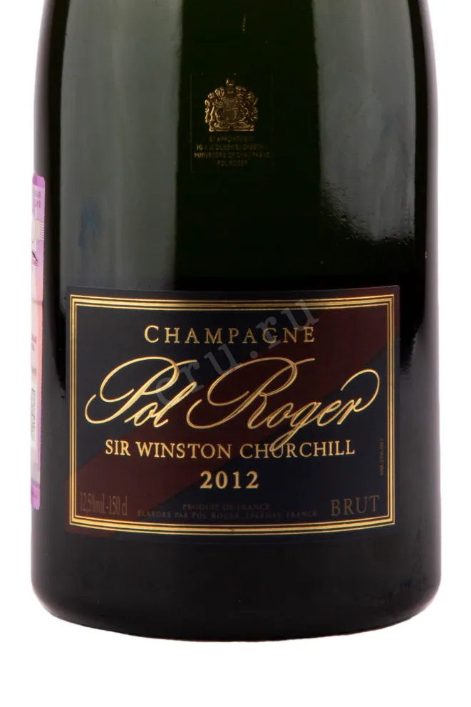 Этикетка игристого вина Pol Roger Cuvee Sir Winston Churchill 2012 1.5 л
