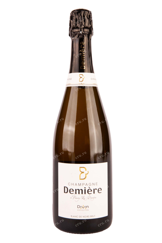 Бутылка Demiere Divin Blanc de Noirs Brut gift box 2018 0.75 л