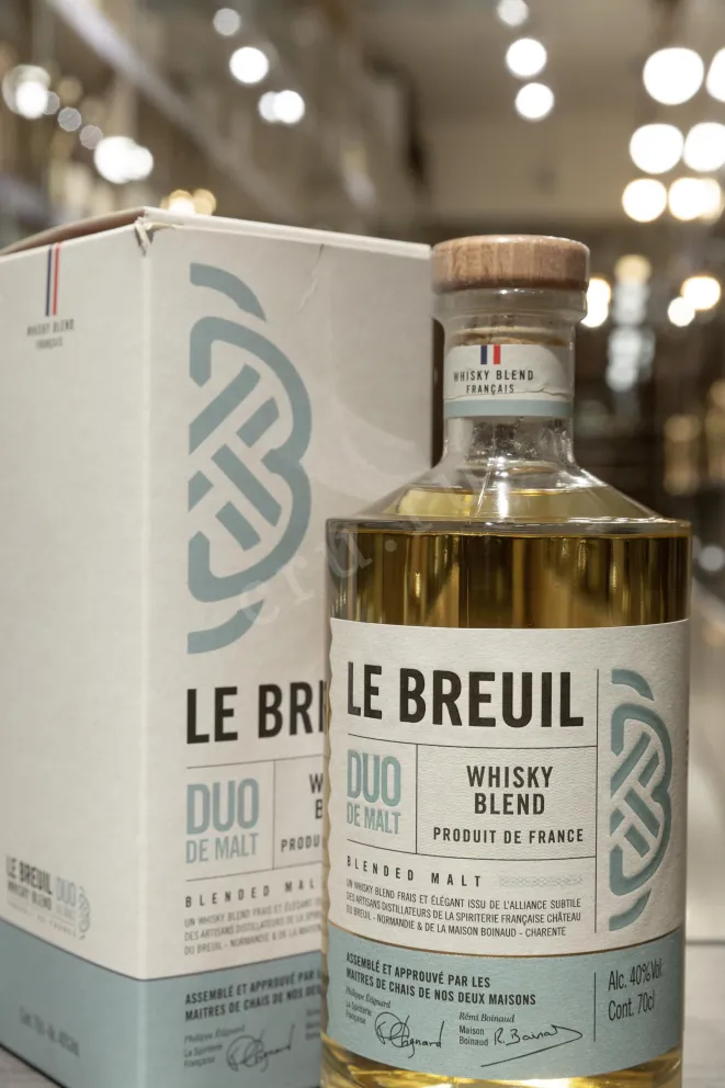 В магазине Крю Профи Le Breuil Duo de Malt Blend gift box 0.7 л
