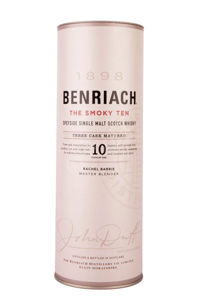 Туба Benriach Smoky Ten 10 years in tube 0.7 л