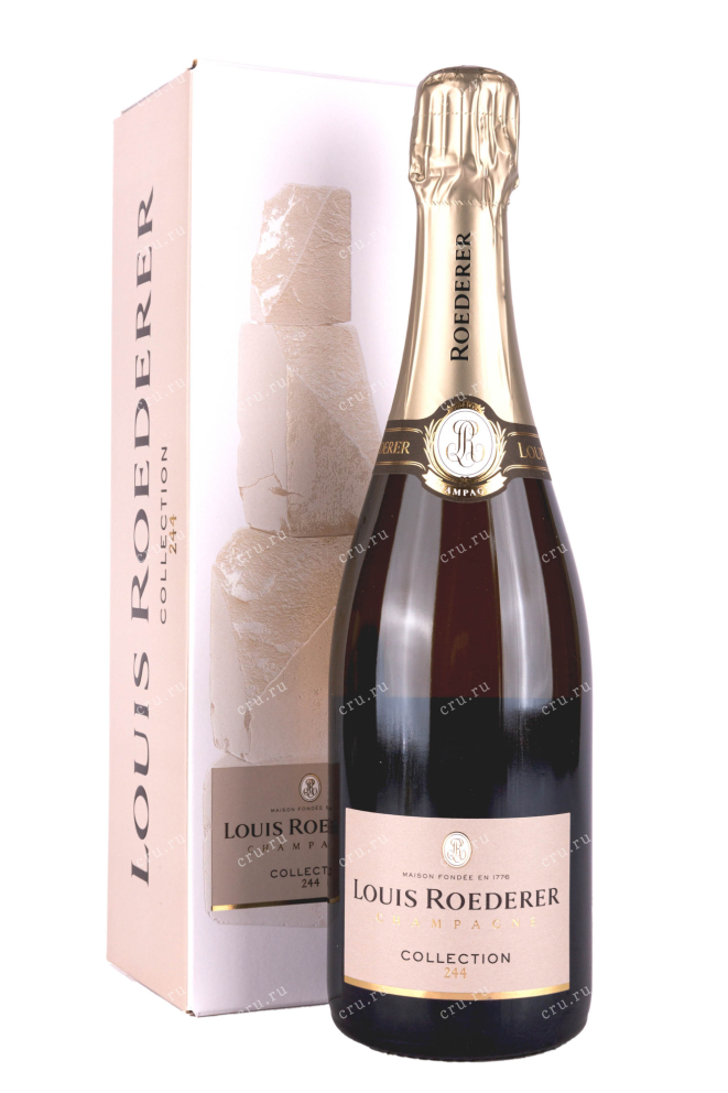 Шампанское Louis Roederer Collection 244 with gift box 2019 0.75 л