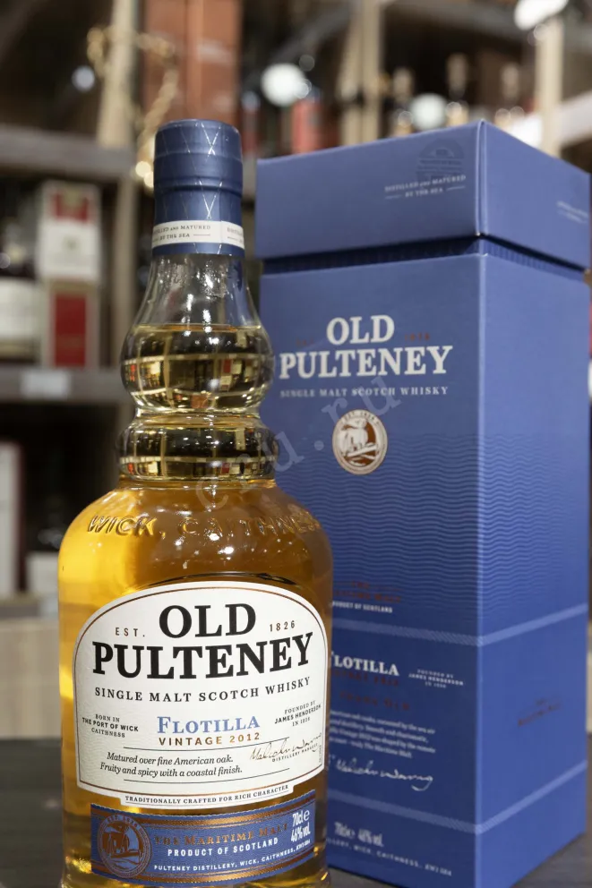 В магазине Крю Профи Old Pulteney Flotilla Vintage in gift box 0.7 л