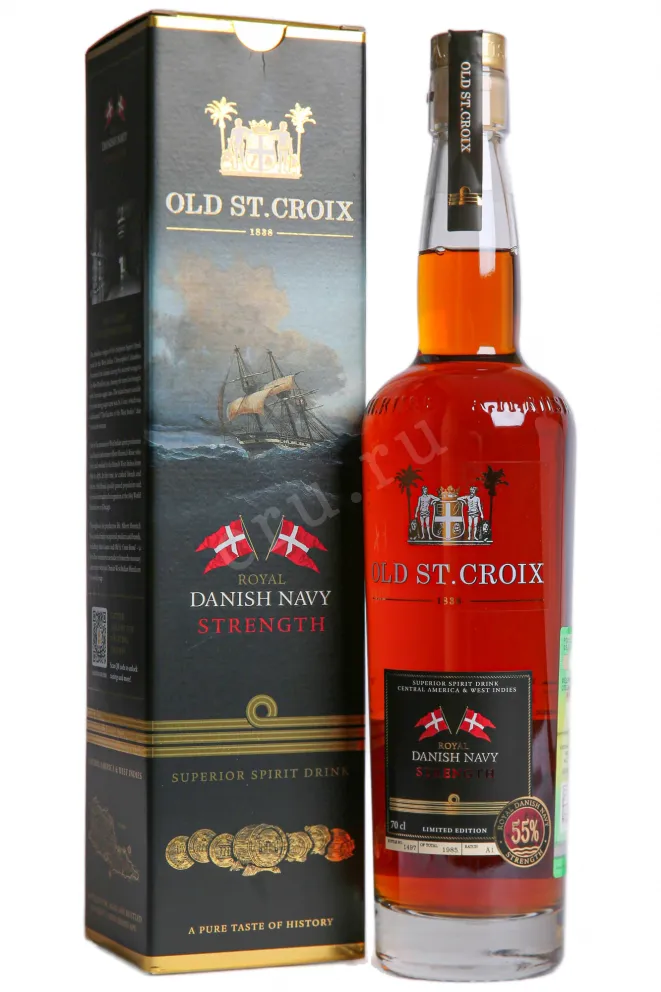 Ром Old Santa Croix Royal Danish Navy Strength in gift box  0.7  л