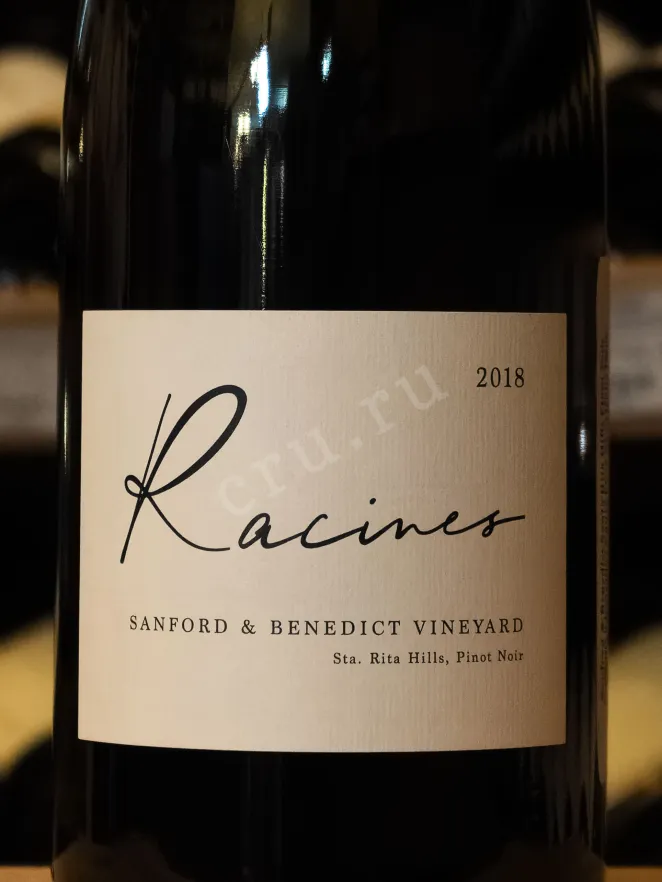 В магазине Крю Профи Racines Sta Rita Hills Sanford & Benedict Vineyard Pinot Noir 2018 1.5 л