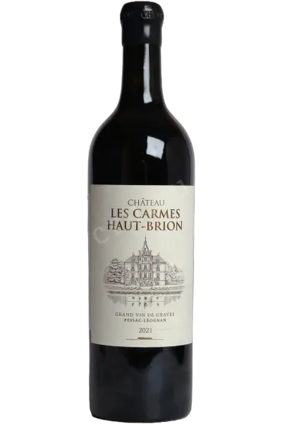 Вино Chateau les Carmes Haut-Brion Pessac-Leognan 2021 0.75 л