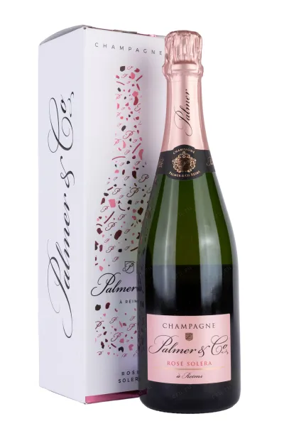 Шампанское Champagne Palmer & Co Rosé Solera gift box  0.75 л
