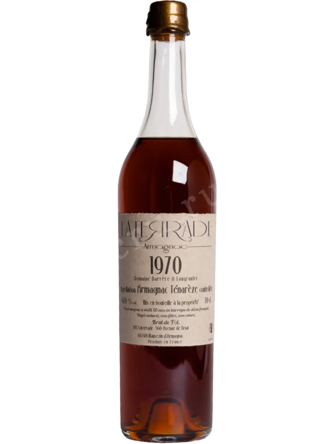 Арманьяк Laterrade Domaine de Barrere Armagnac Tenareze 1970 0.7 л