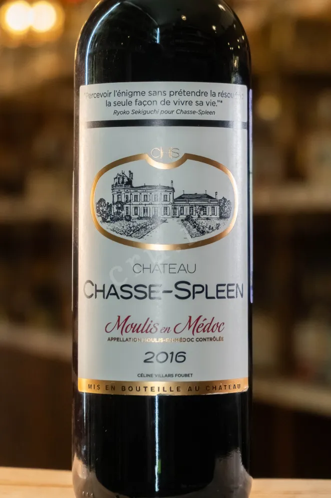 В магазине Крю Профи Chateau Chasse-Spleen Moulis-en-Medoc 2016 0.75 л