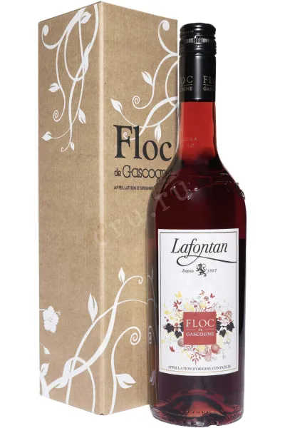 Флок де Гасконь Lafontan red in gift box 2023 0.75 л