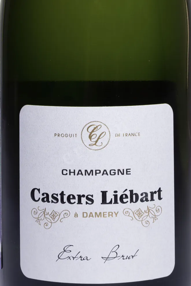 Этикетка Casters Liebart Blanc Extra Brut 2019 0.75 л