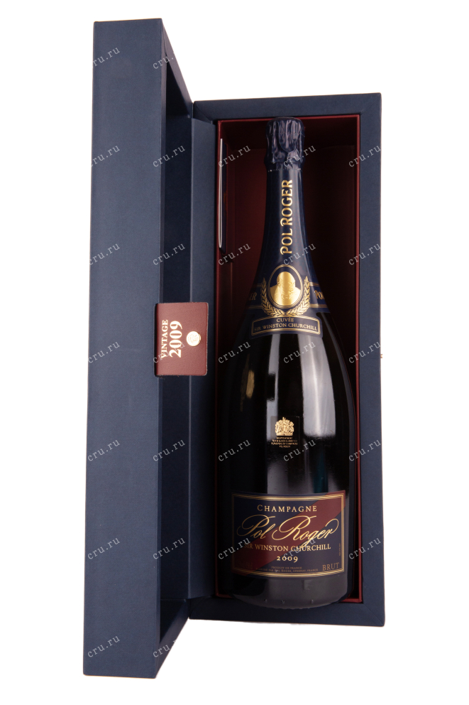 Игристое вино Поль Роже Кюве Сэр Уинстон Черчилль 2009 1.5 в подарочной упаковке
