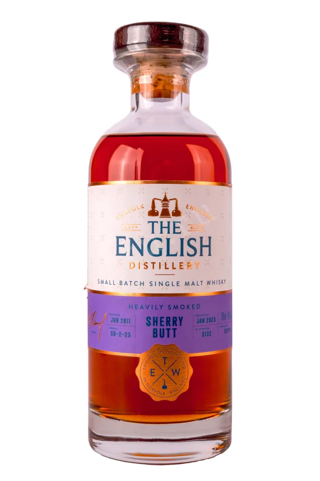 Бутылка  English Sherry Butt Heavily Smoked Single Malt in gift box 0.7 л