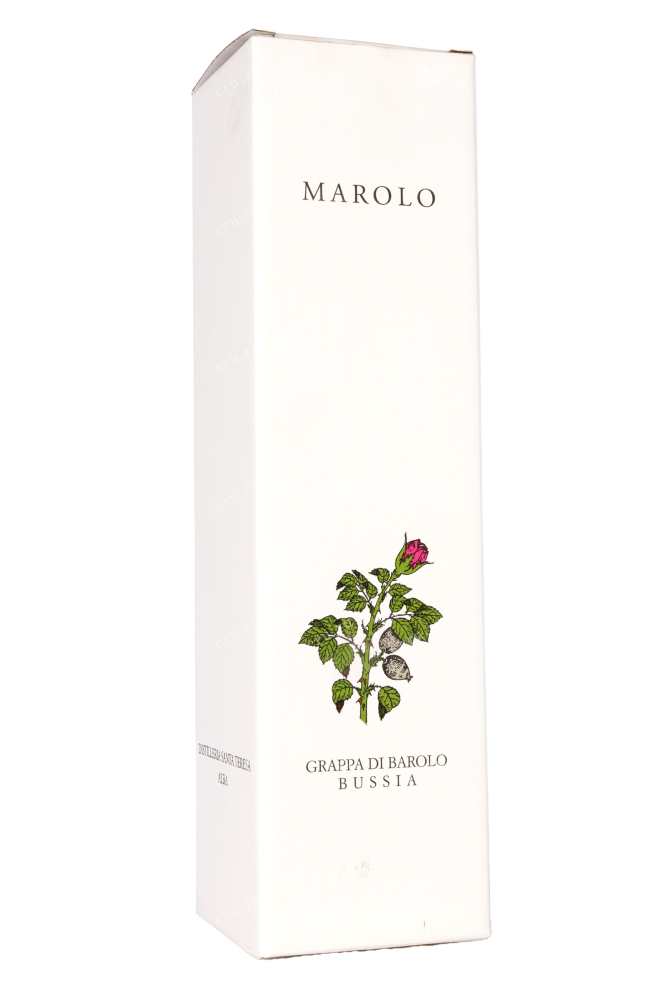 Подарочная коробка Marolo Grappa di Barolo Bussia gift box 0.7 л