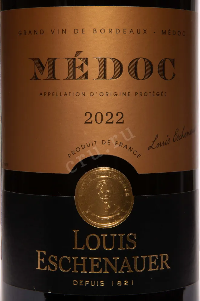 Этикетка Medoc Louis Eschenauer 2022 0.75 л