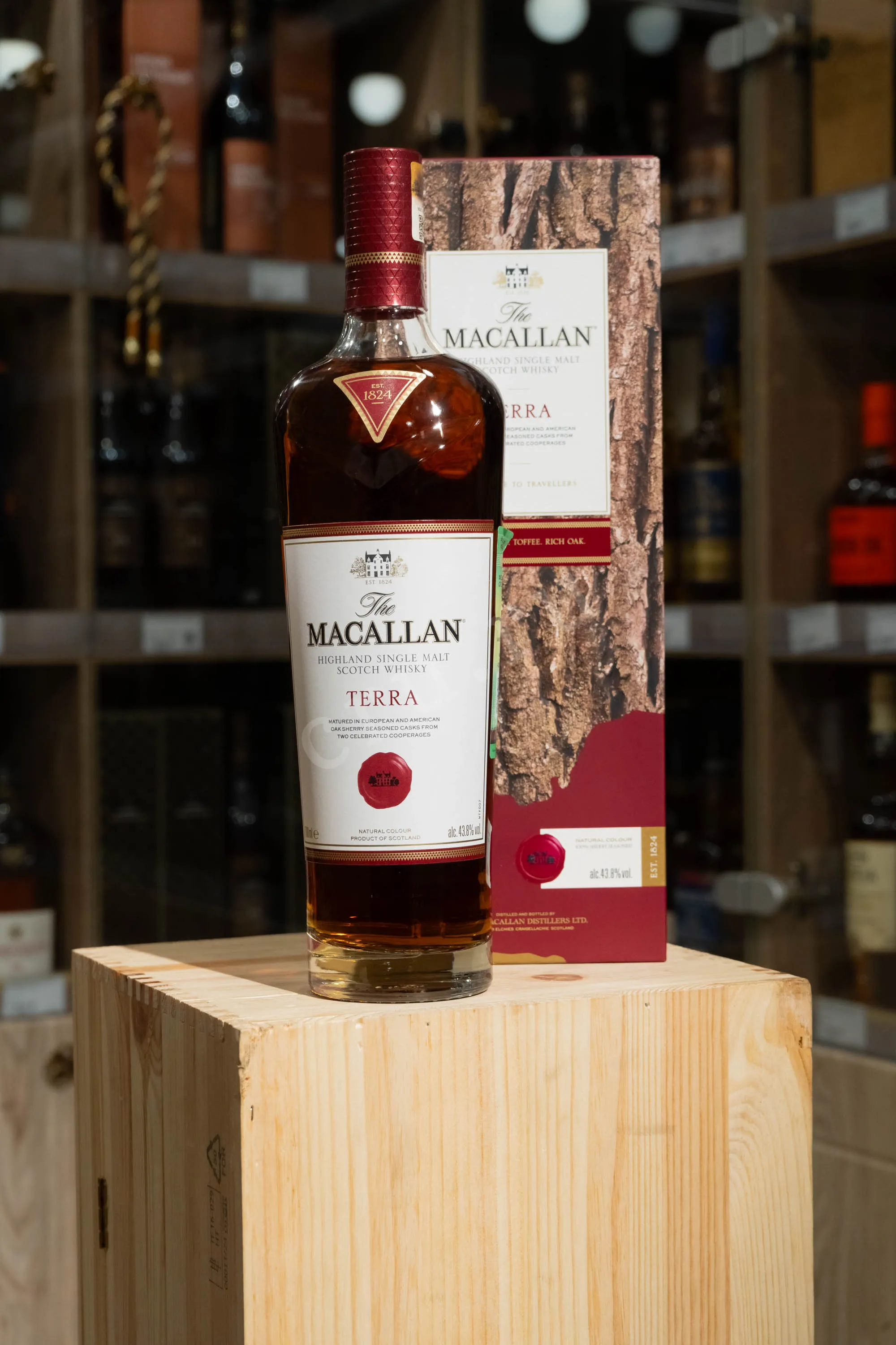 Macallan Terra in gift box 0.7 л купить - Шотландский виски