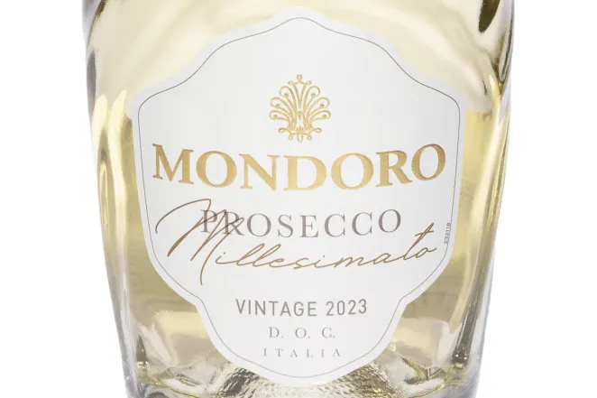 Этикетка Mondoro Prosecco Millesimato DOC in gift box 2023 0.75 л