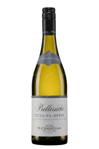 Вино M.Chapoutier Cotes du Rhone Belleruche AOC dry white 2018 0.75 л