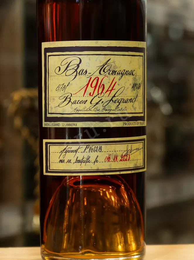 В магазине Крю Профи Baron G. Legrand 1964 0.7 л