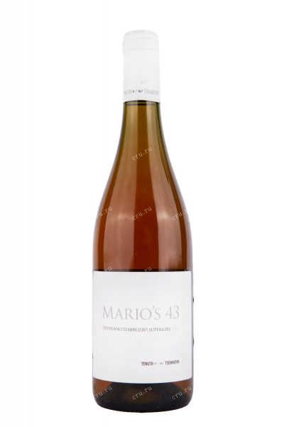 Вино Mario's 43 Trebbiano D'Abruzzo Superiore DOC 2015 0.75 л