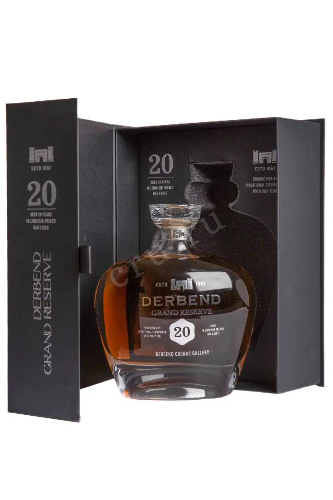 В подарочной коробке Derbend Grand Reserve 20 years in gift box 0.75 л