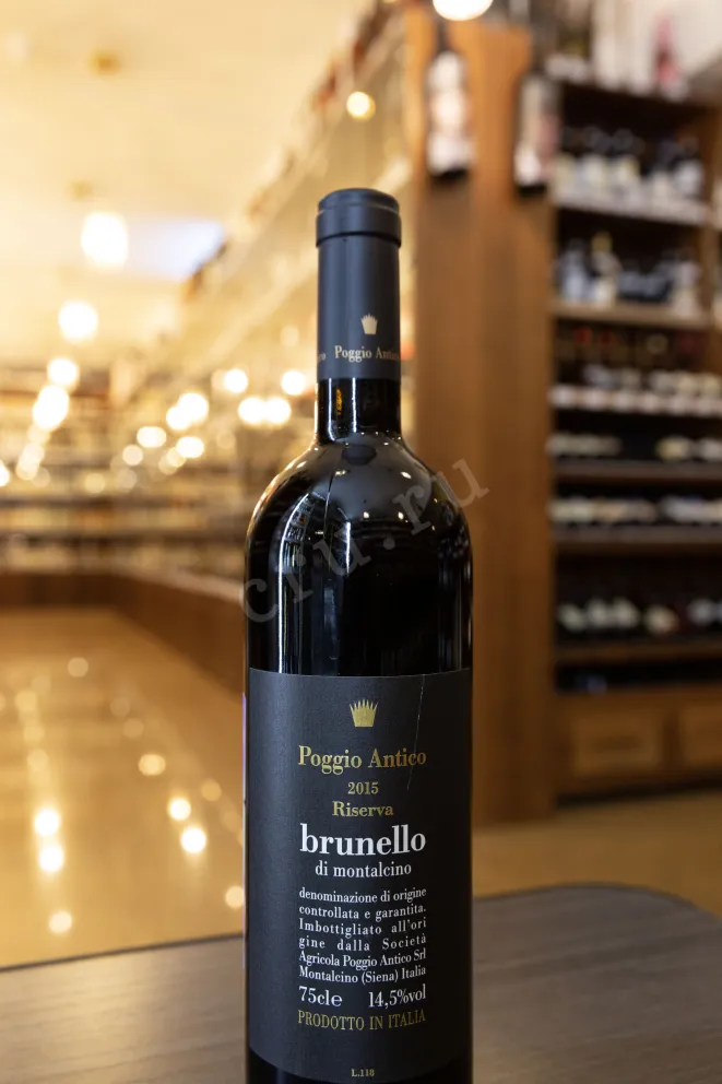 В магазине Крю Профи Brunello di Montalcino Riserva Poggio Antico 2015 0.75 л
