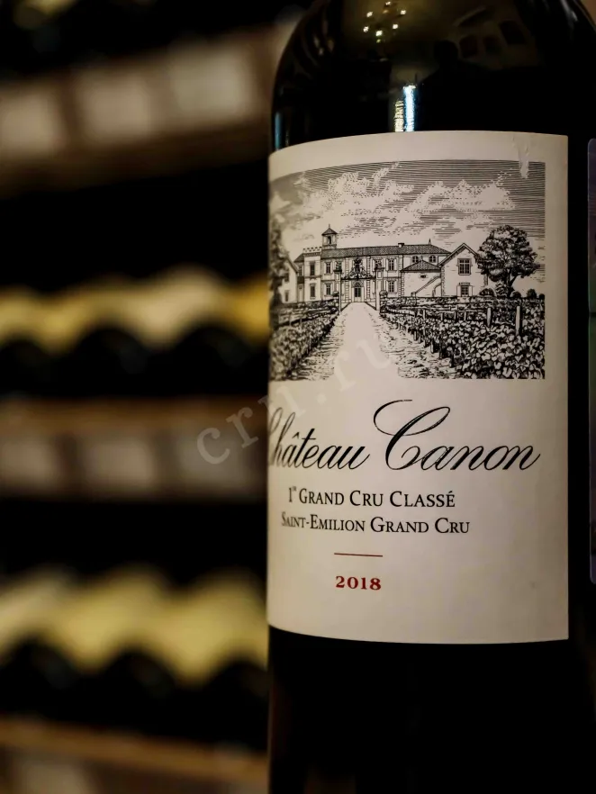 В магазине Крю Профи Chateau Canon 1er Grand Cru Classe Saint-Emilion Grand Cru AOC 2018 0.75 л