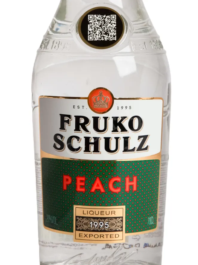 Этикетка Fruko Schulz Peach 0.7 л