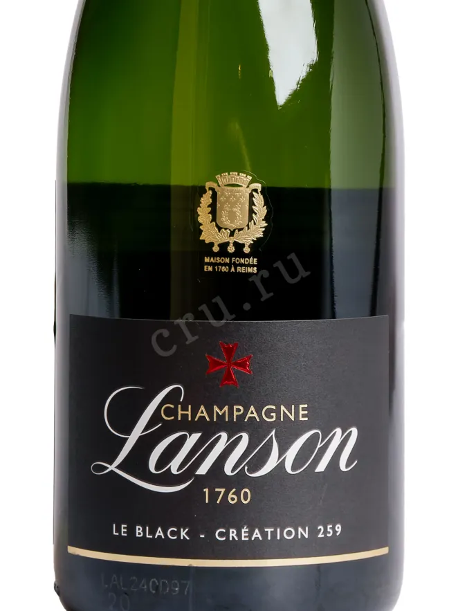 Этикетка Lanson Le Black Creation 2019 0.375 л