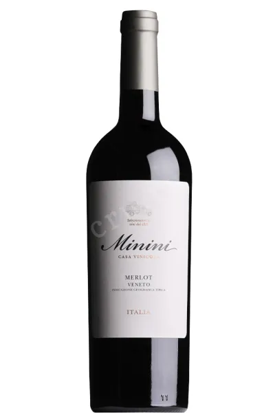 Вино Minini, Merlot 2019 0.75 л