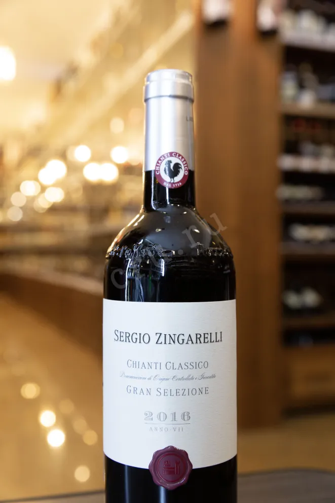 В магазине Крю Профи Chianti Classico Gran Selezione Sergio Zingarelli 2016 0.75 л