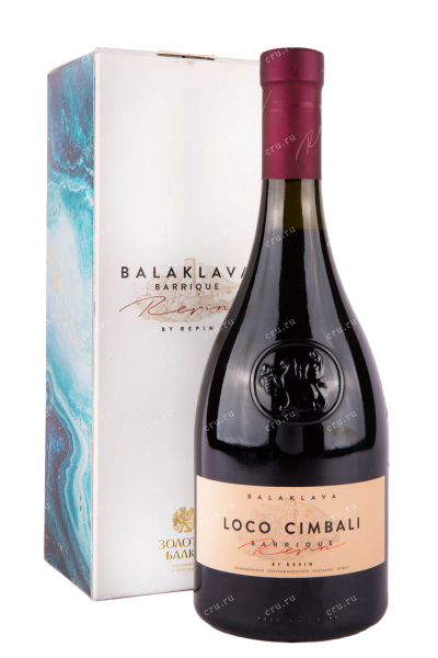 Вино Балаклава Локо Чимбали красное в подарочной упаковке 2017 0.75 л