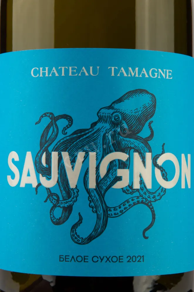 Этикетка Chateau Tamagne Sauvignon  2021 0.75 л