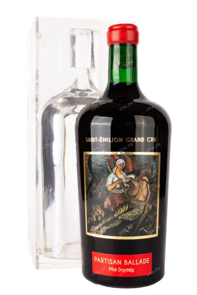 Вино Chateau La Grace Dieu des Prieurs Art Russe Saint-Emilion Grand Cru in acrylic case 2015 1.5 л