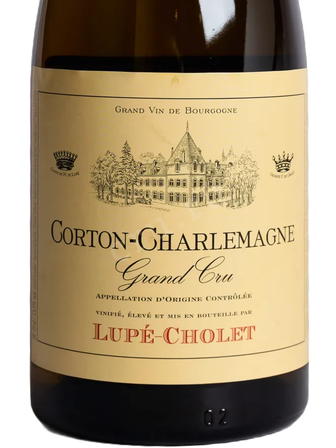 Этикетка Lupe-Cholet Corton-Charlemagne Grand Cru 2017 0.75 л