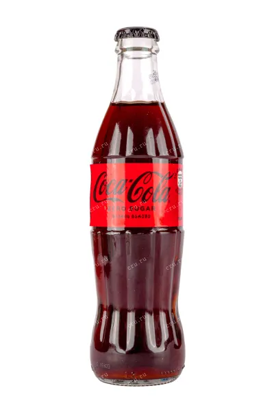 Газированный напиток Coca-Cola Zero Стеклянная бутылка 0.33 л