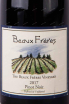 Этикетка Beaux Freres Vineyard Pinot Noir 2017 0.75 л