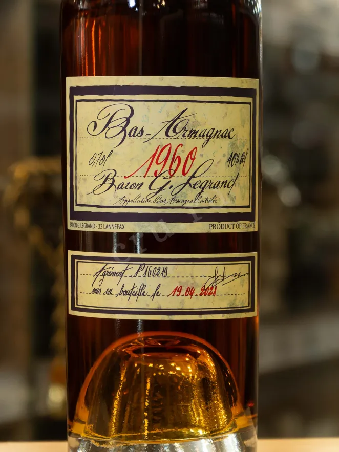 В магазине Крю Профи Baron G. Legrand 1960 0.7 л