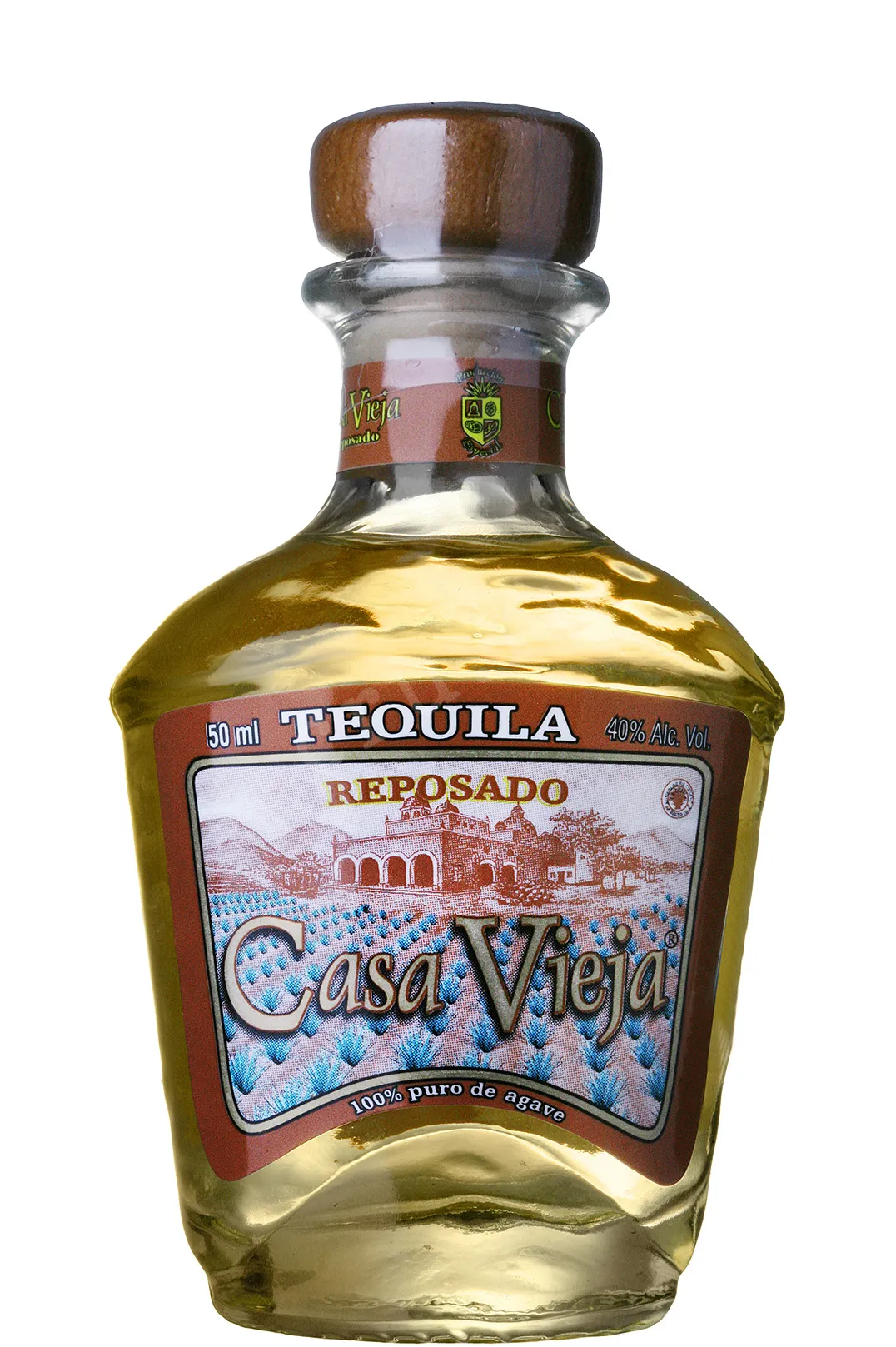 Фото — Текила Casa Vieja Reposado  0.05 л