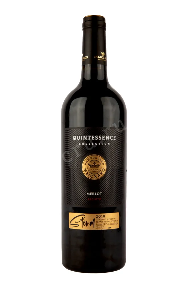Вино Мысхако Мерло Квинтессенция Шторм 2018 0.75 л