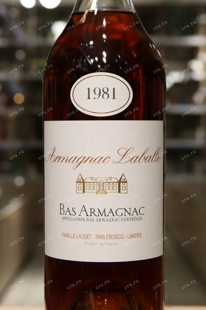 Этикетка Laballe 1981 0.7 л