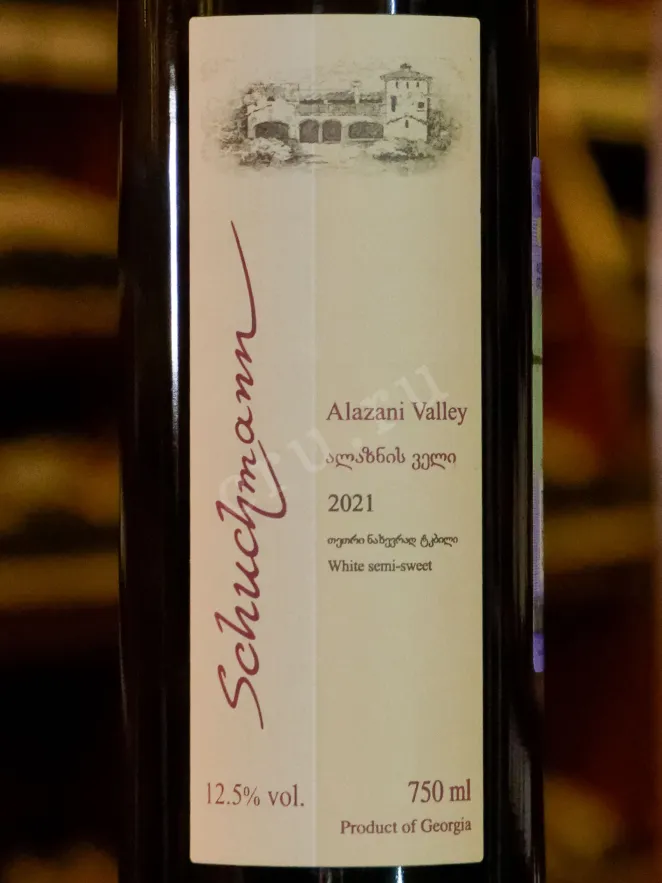 В магазине Крю Профи Schuchmann Alazani Valley white semi-sweet 2021 0.75 л