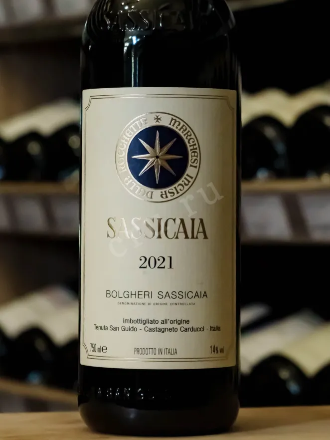 В магазине Крю Профи Sassicaia Bolgheri 2021 0.75 л