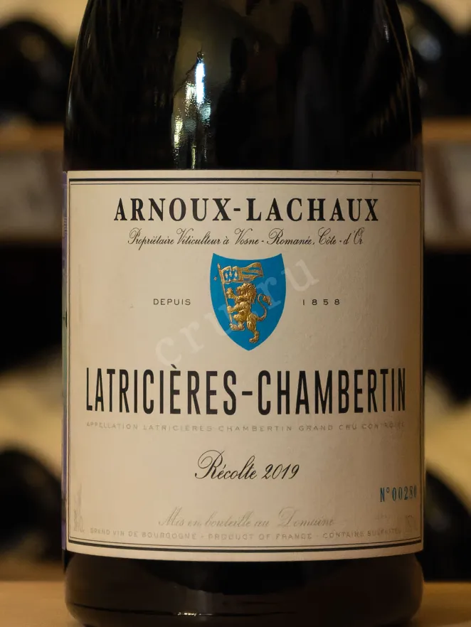 В магазине Крю Профи Latricieres-Chambertin Grand Cru Domaine Arnoux-Lachaux 2019 0.75 л