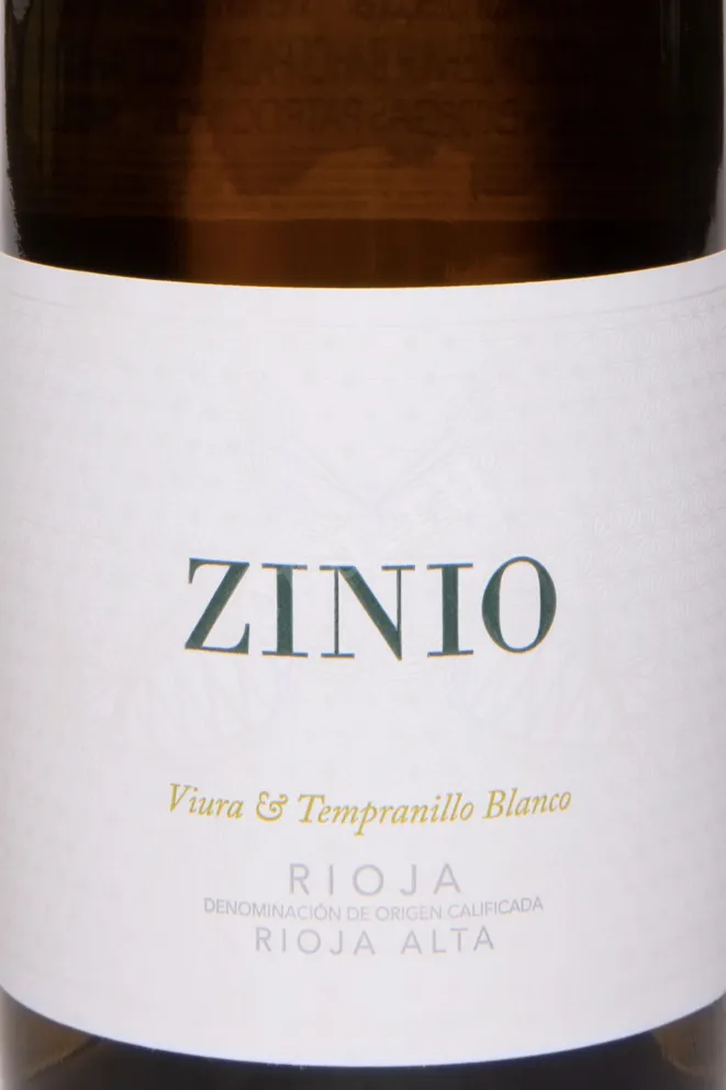 Этикетка Zinio Viura & Tempranillo Blanco 2023 0.75 л