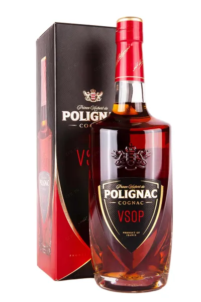 Коньяк Prince Hubert de Polignac VSOP in gift box  0.7 л