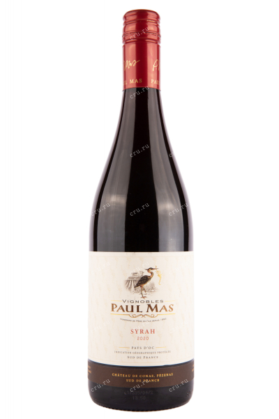 Вино Paul Mas Syrah Pays d'Oc 2020 0.75 л